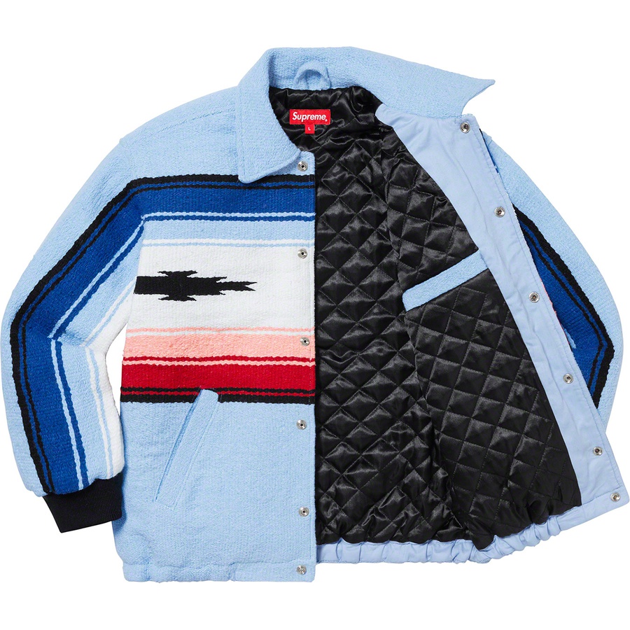 Supreme Tlaxcala Blanket Jacket (FW20) - Light Blue - $268