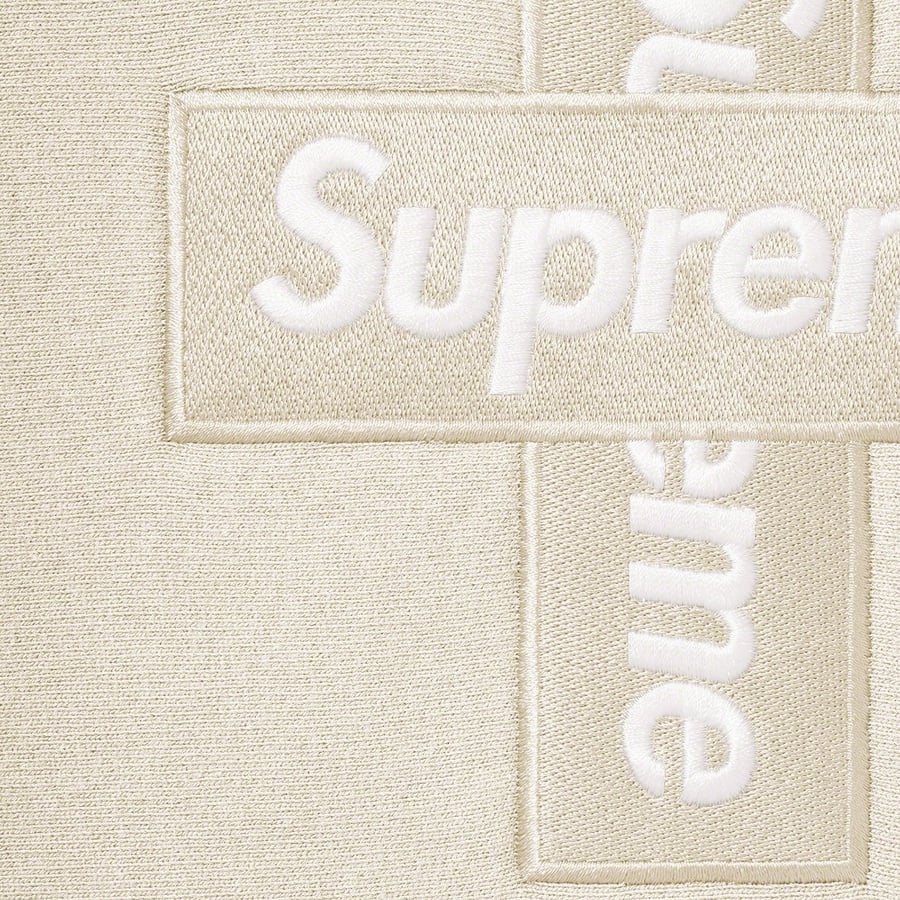 Details on Cross Box Logo Hooded Sweatshirt Natural from fall winter
                                                    2020 (Price is $168)