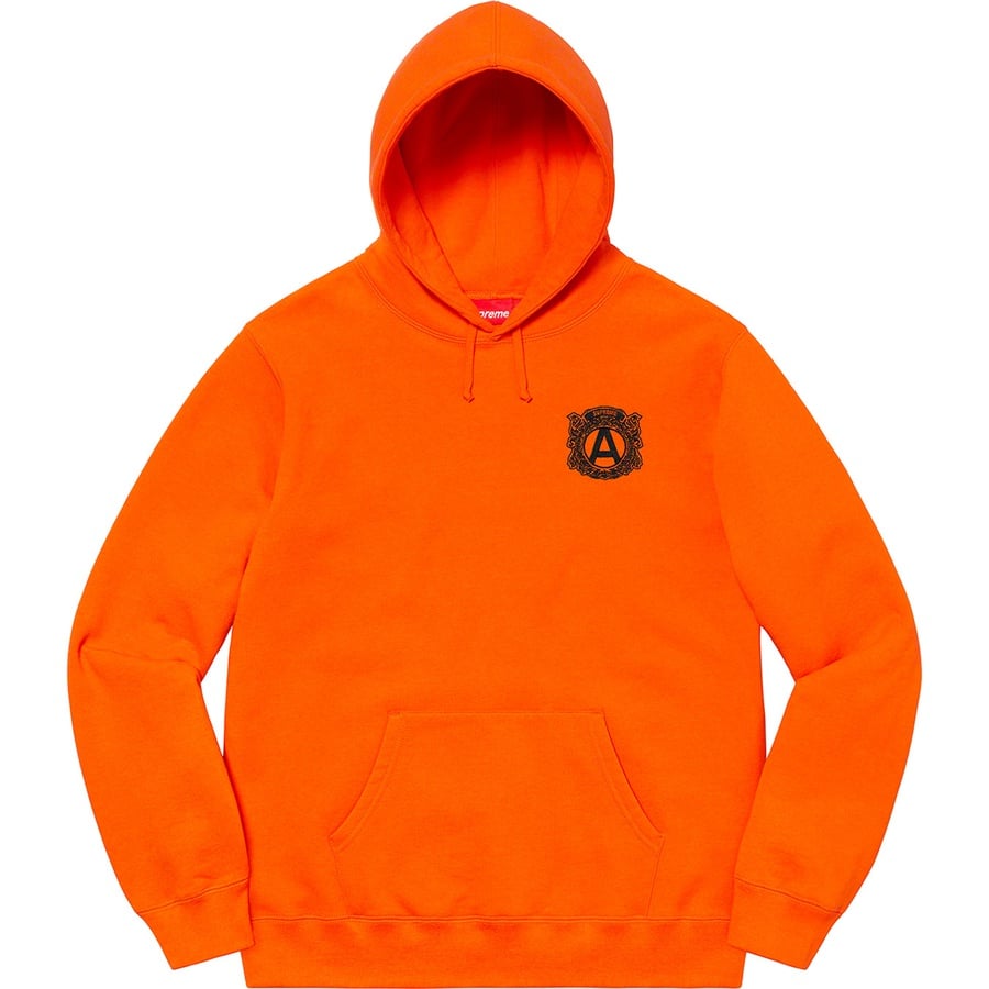 Details on Anti Hooded Sweatshirt Orange from fall winter
                                                    2020 (Price is $168)