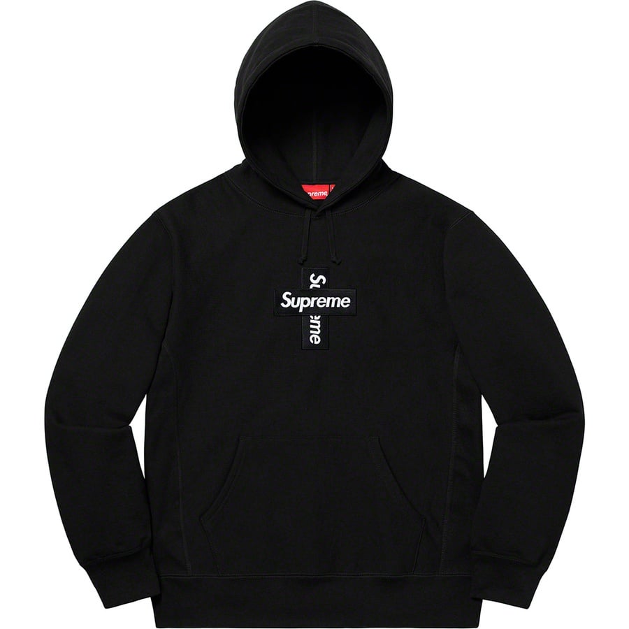 Details on Cross Box Logo Hooded Sweatshirt Black from fall winter
                                                    2020 (Price is $168)