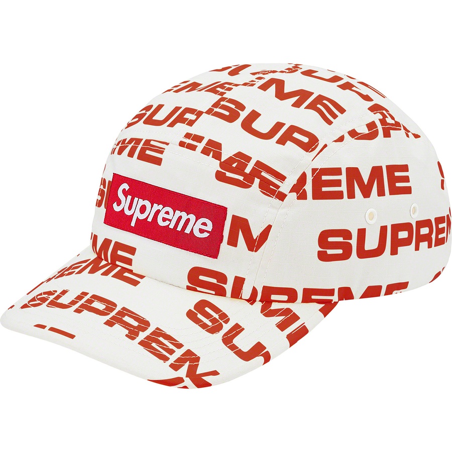 Details on Reactive Print Camp Cap White from fall winter 2020 (Price is $48)