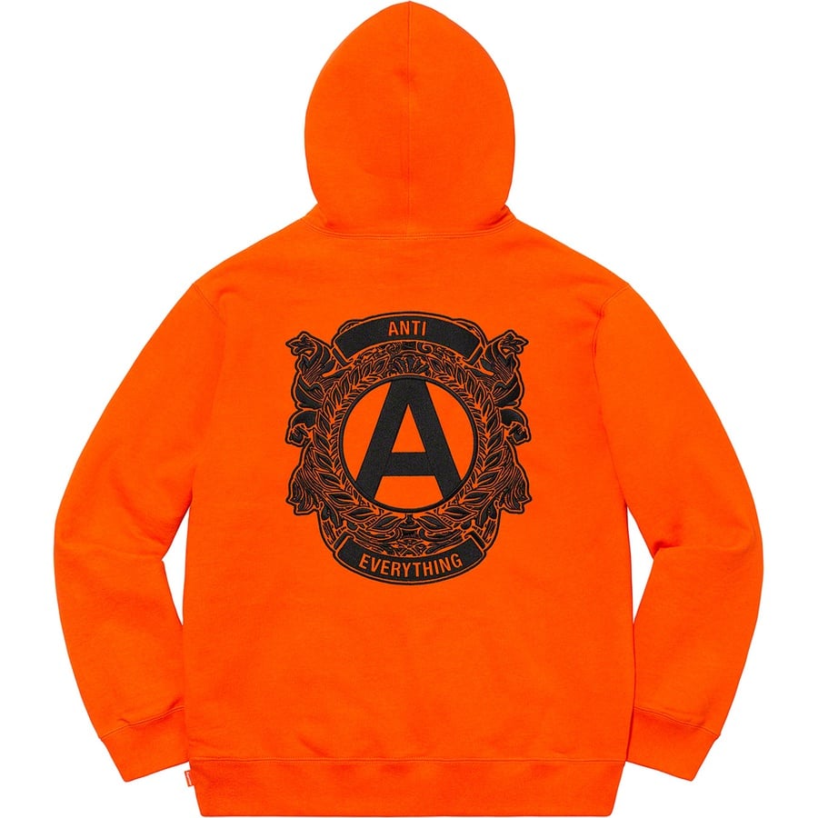 Details on Anti Hooded Sweatshirt Orange from fall winter
                                                    2020 (Price is $168)