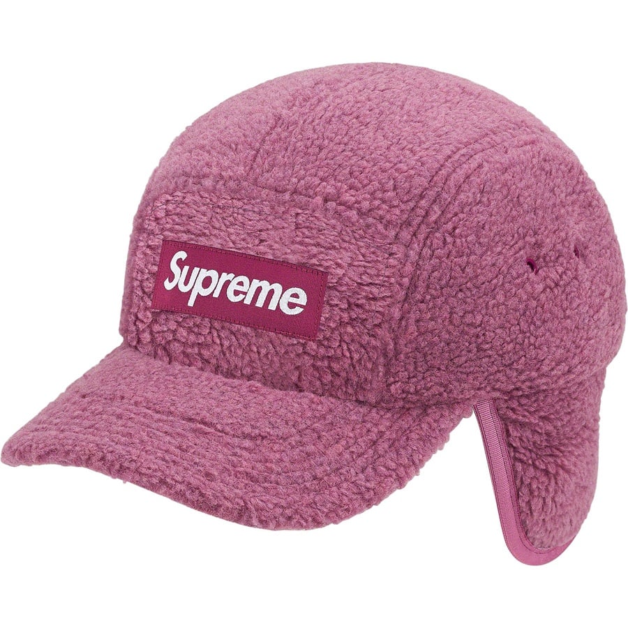 Details on Deep Pile Earflap Camp Cap Dusty Pink from fall winter
                                                    2020 (Price is $54)