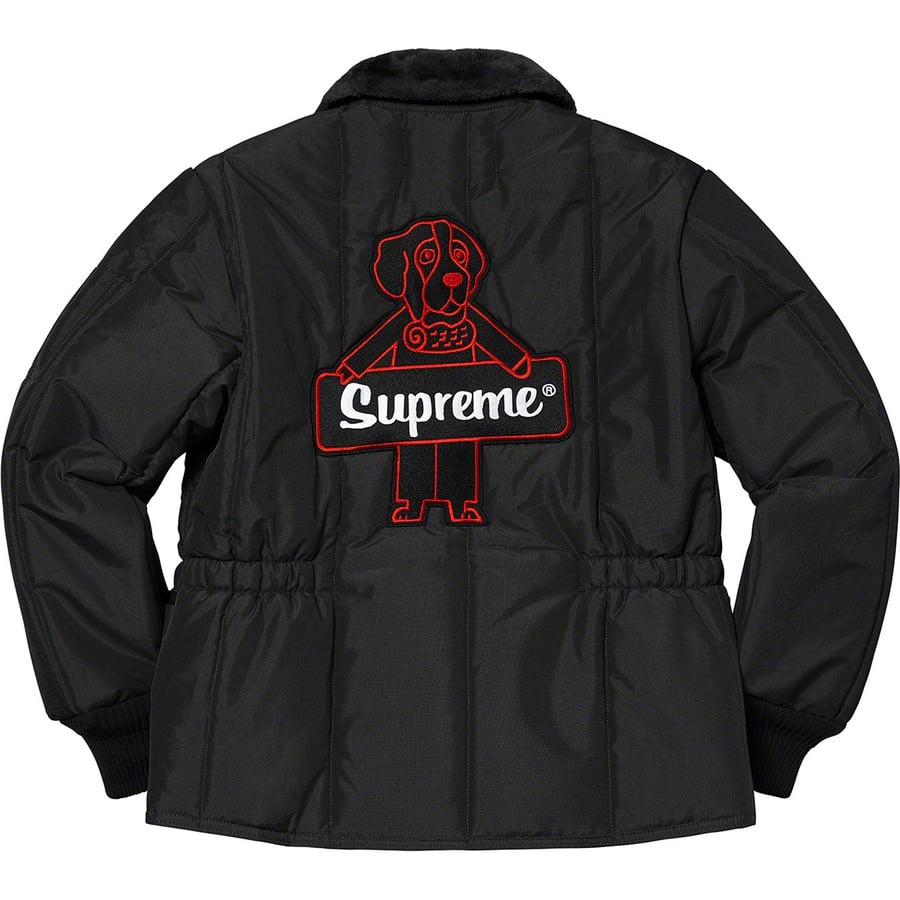 Details on Supreme RefrigiWear Insulated Iron-Tuff Jacket Black from fall winter
                                                    2020 (Price is $188)