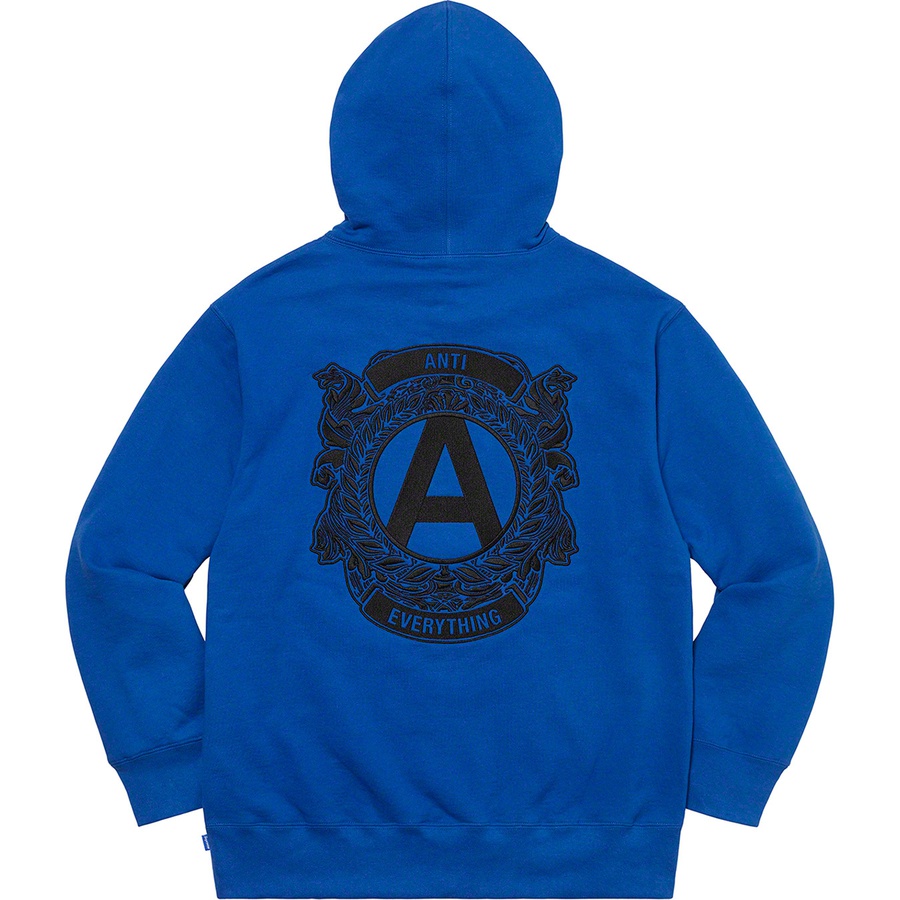 Details on Anti Hooded Sweatshirt Royal from fall winter
                                                    2020 (Price is $168)