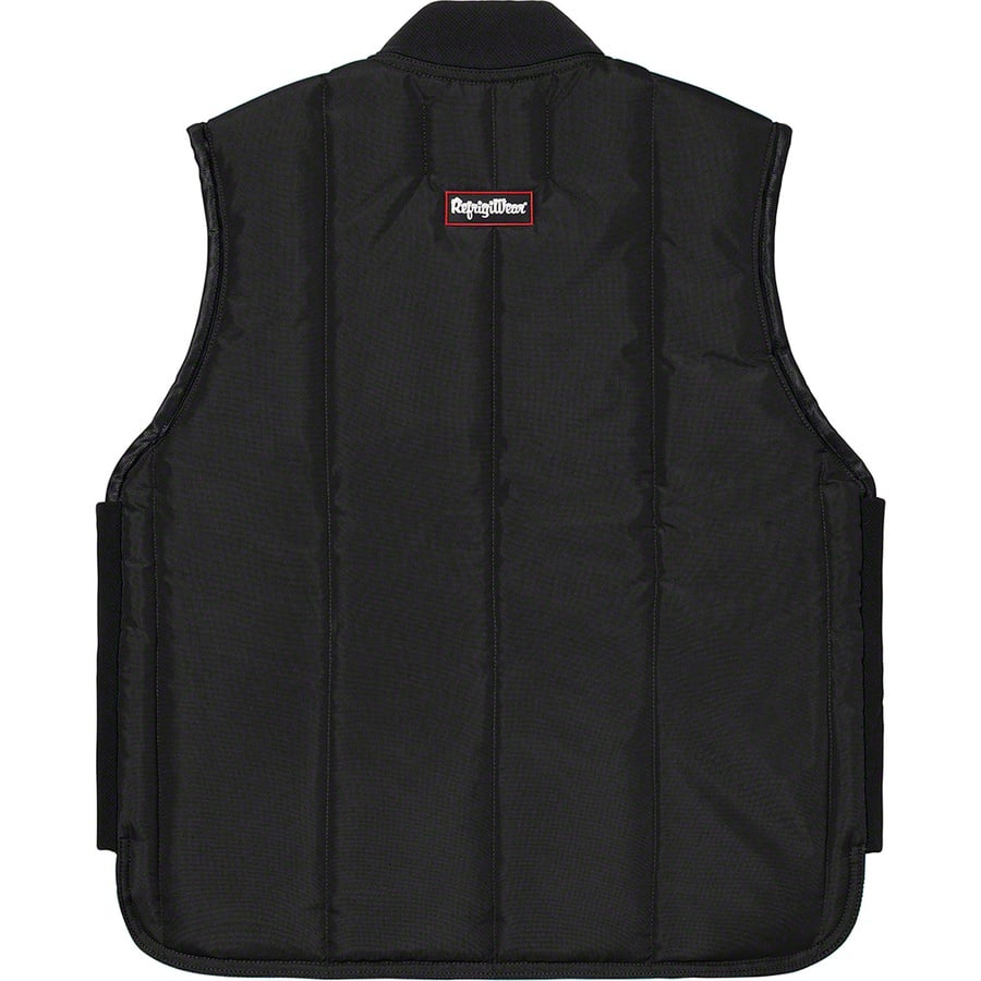 Details on Supreme RefrigiWear Insulated Iron-Tuff Vest Black from fall winter
                                                    2020 (Price is $158)