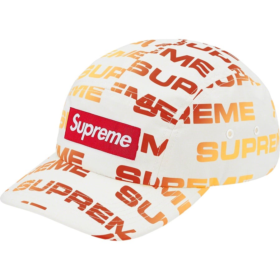 Details on Reactive Print Camp Cap White from fall winter
                                                    2020 (Price is $48)