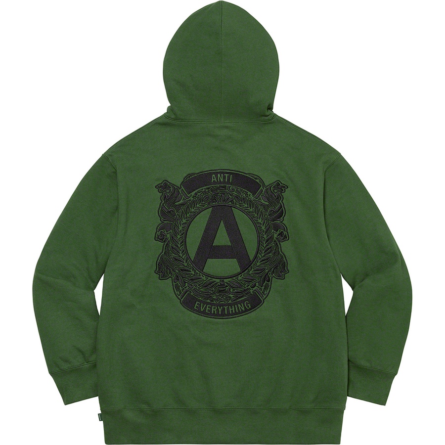 Details on Anti Hooded Sweatshirt Green from fall winter
                                                    2020 (Price is $168)