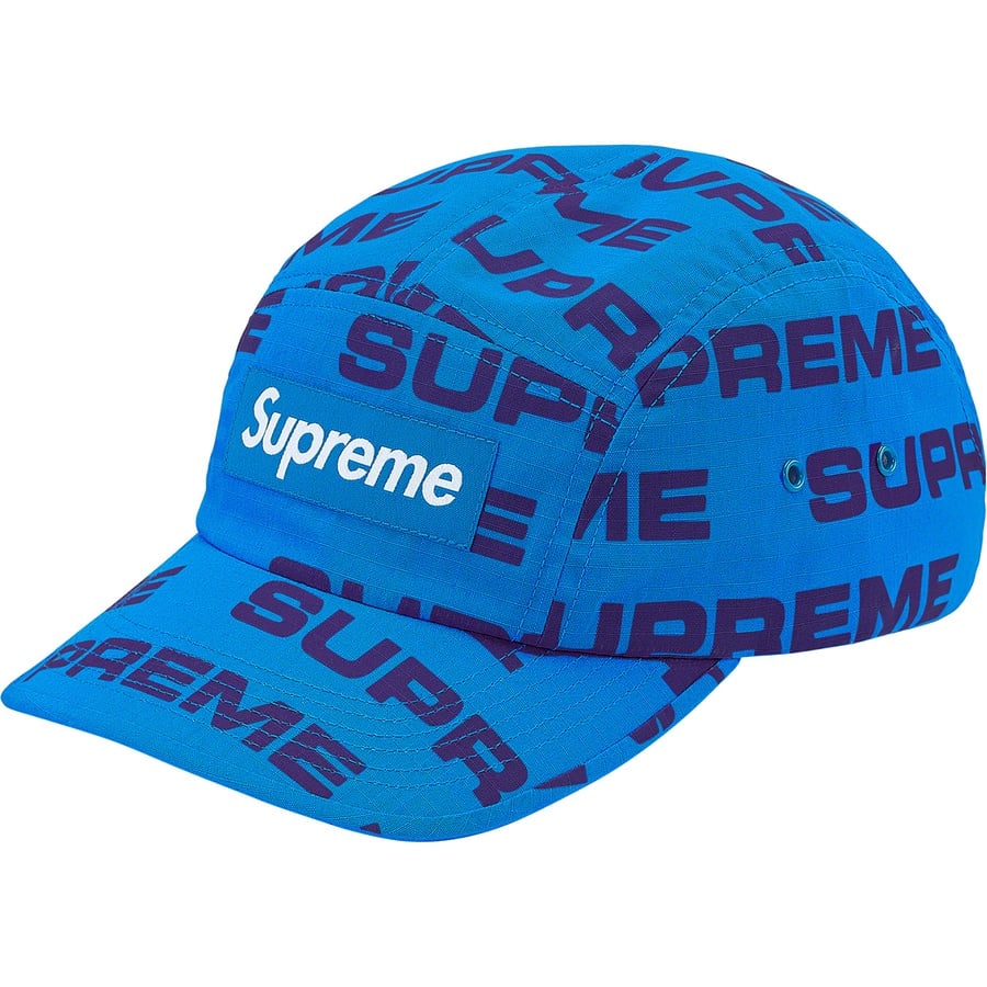 Details on Reactive Print Camp Cap Blue from fall winter
                                                    2020 (Price is $48)