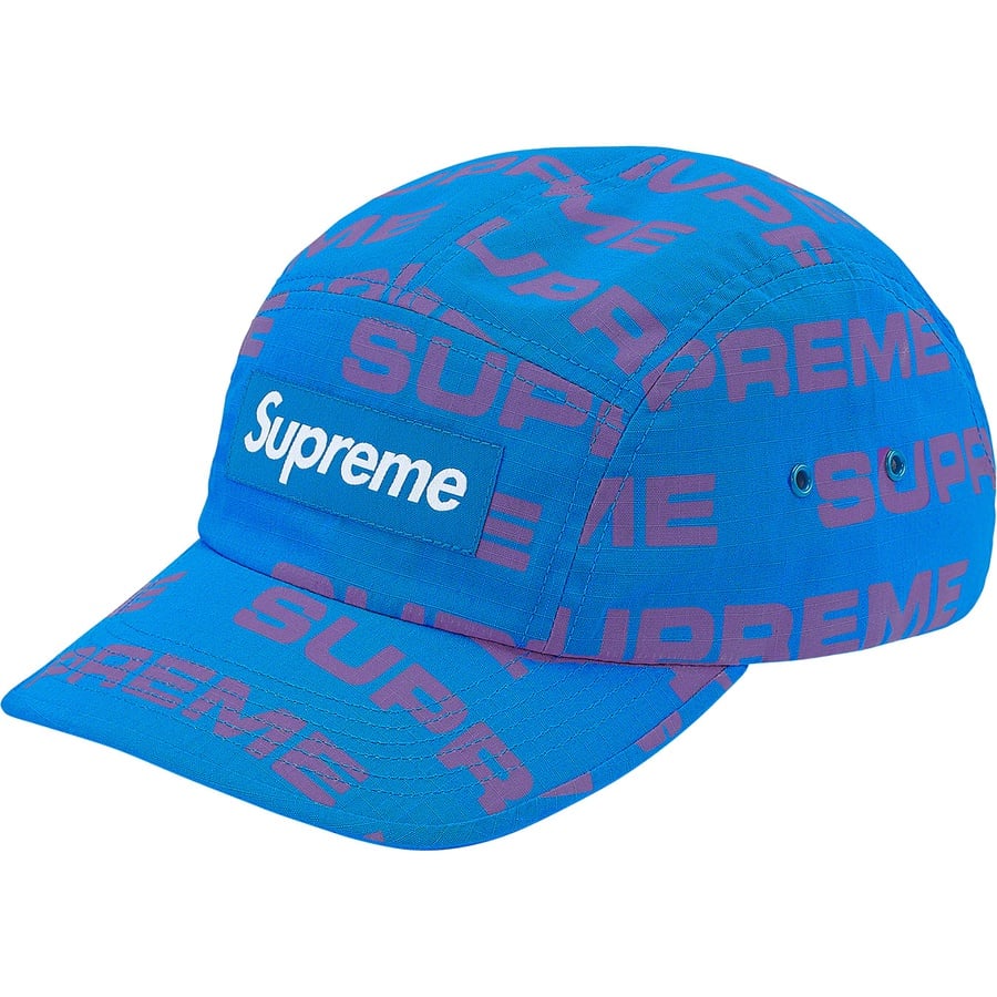 Details on Reactive Print Camp Cap Blue from fall winter
                                                    2020 (Price is $48)