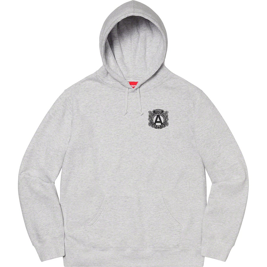 Details on Anti Hooded Sweatshirt Ash Grey from fall winter
                                                    2020 (Price is $168)