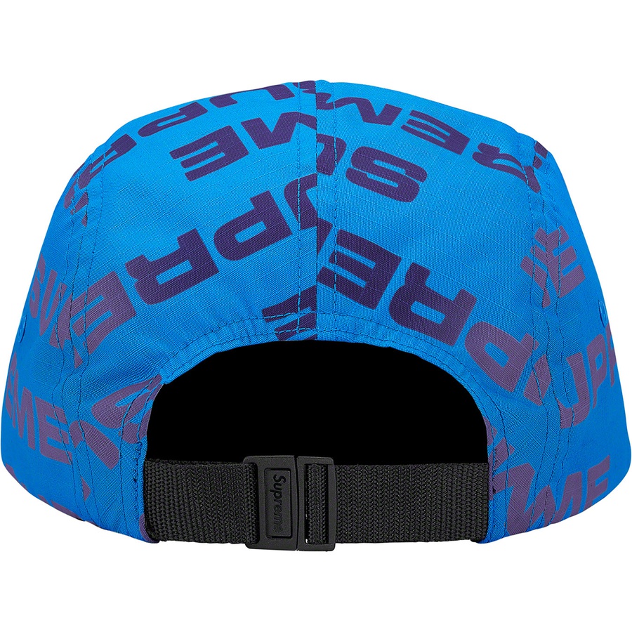 Details on Reactive Print Camp Cap Blue from fall winter 2020 (Price is $48)