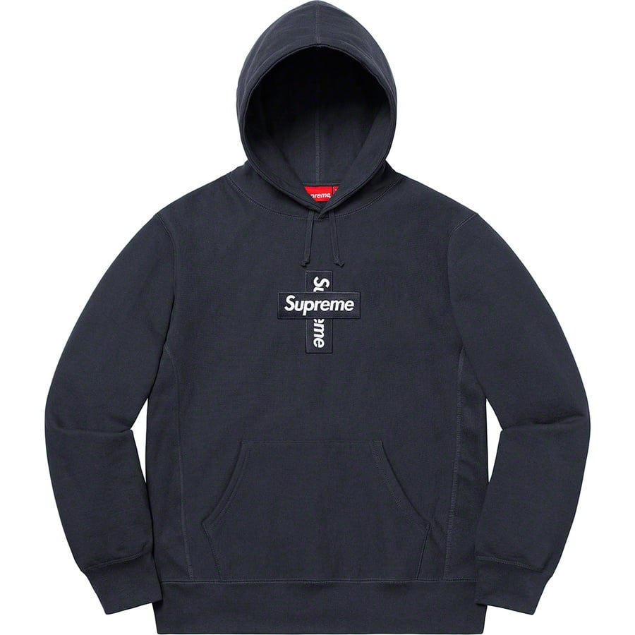Cross Box Logo Hooded Sweatshirt - Supreme Community