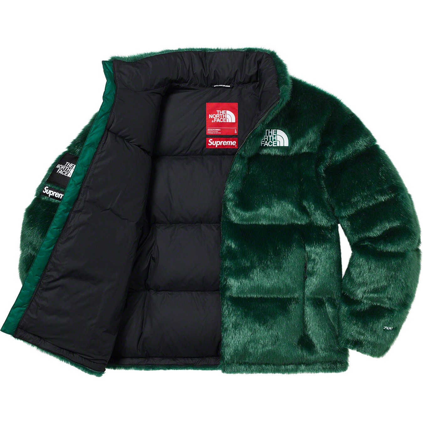 The North Face Faux Fur Nuptse Jacket - fall winter 2020 - Supreme