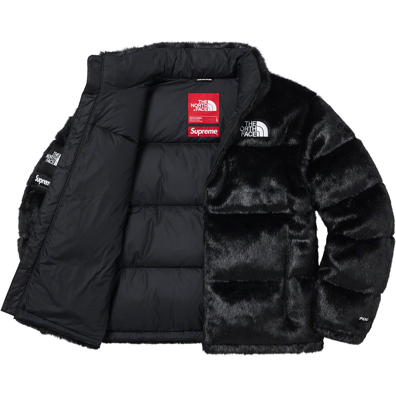 The North Face Faux Fur Nuptse Jacket - fall winter 2020 - Supreme