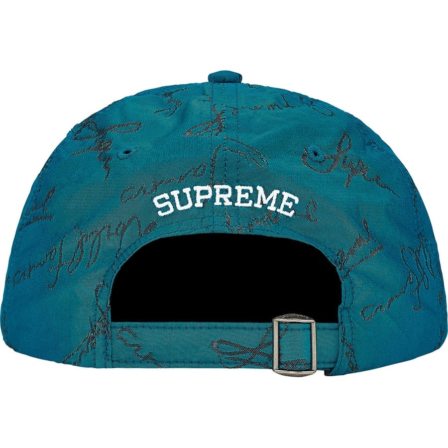 Details on Script Logos 6-Panel Bright Teal from fall winter
                                                    2020 (Price is $48)