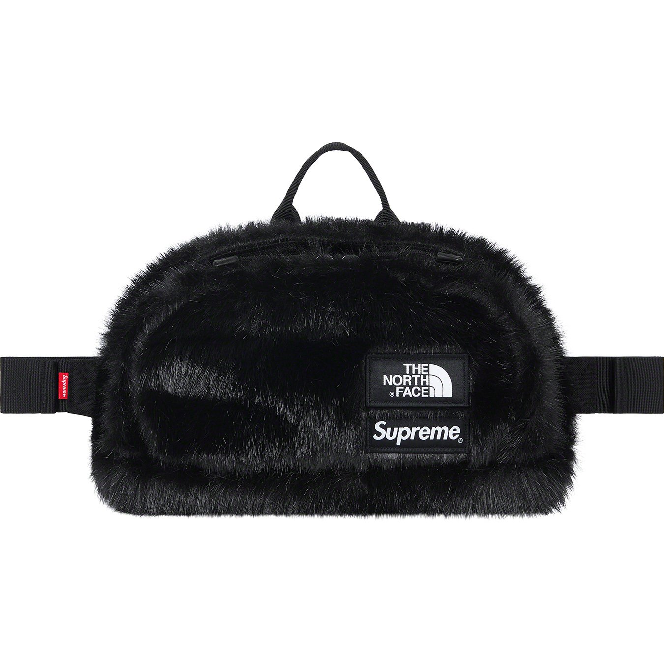 supreme the northface faux fur waist bag