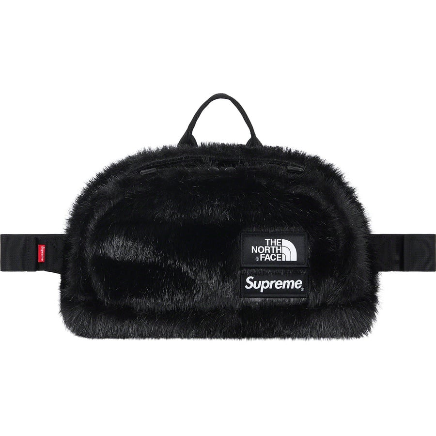 Details on Supreme The North Face Faux Fur Waist Bag Black from fall winter
                                                    2020 (Price is $110)