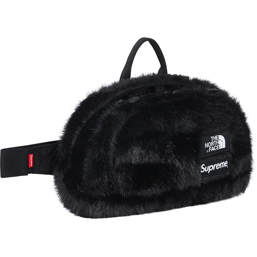 Details on Supreme The North Face Faux Fur Waist Bag Black from fall winter
                                                    2020 (Price is $110)