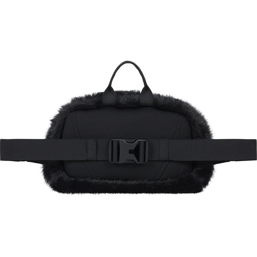 Details on Supreme The North Face Faux Fur Waist Bag Black from fall winter
                                                    2020 (Price is $110)