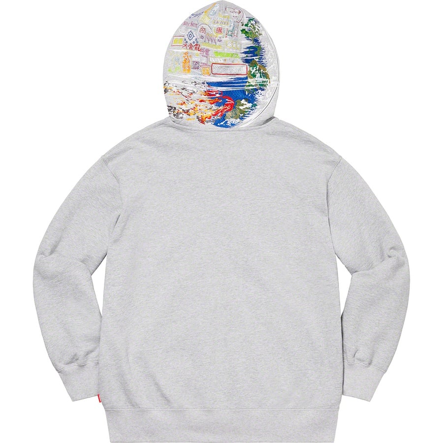 Supreme Globe Zip Up Hooded Sweatshirt | labiela.com