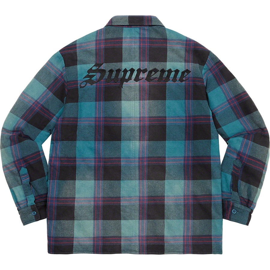 タオ　Supreme  Logo Quilted Flannel Shirt