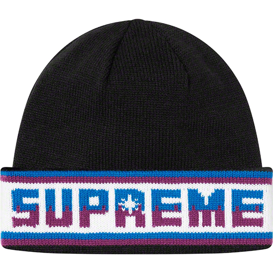 Details on Double Logo Facemask Beanie Black from fall winter
                                                    2020 (Price is $40)