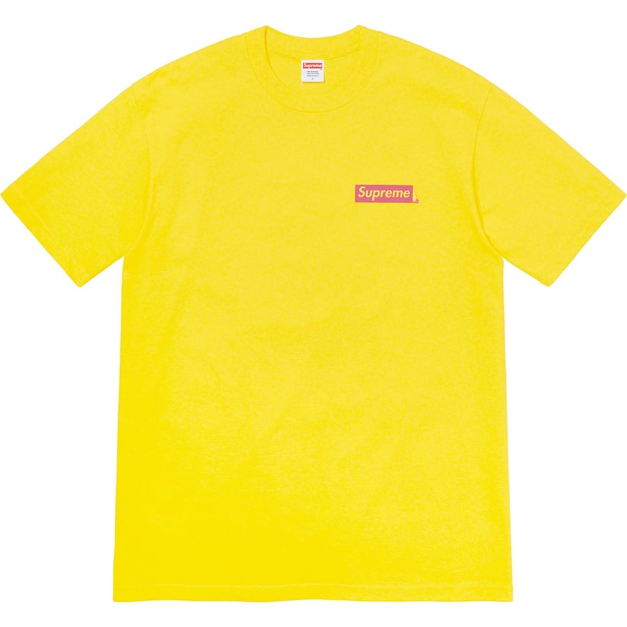 Details on No More Shit Tee Lemon from fall winter
                                                    2020 (Price is $38)