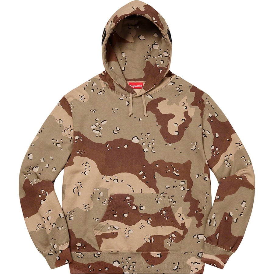 Details on Rib Hooded Sweatshirt Chocolate Chip Camo from fall winter
                                                    2020 (Price is $158)