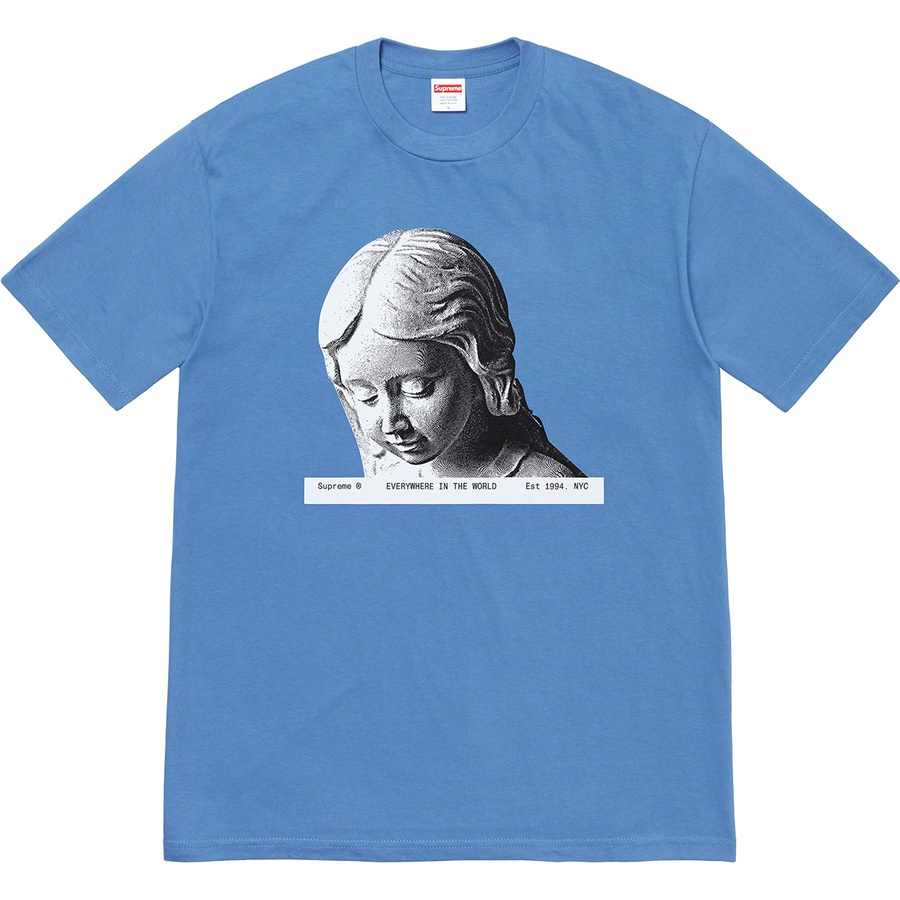 Details on Everywhere Tee Dusty Light Royal from fall winter
                                                    2020 (Price is $38)