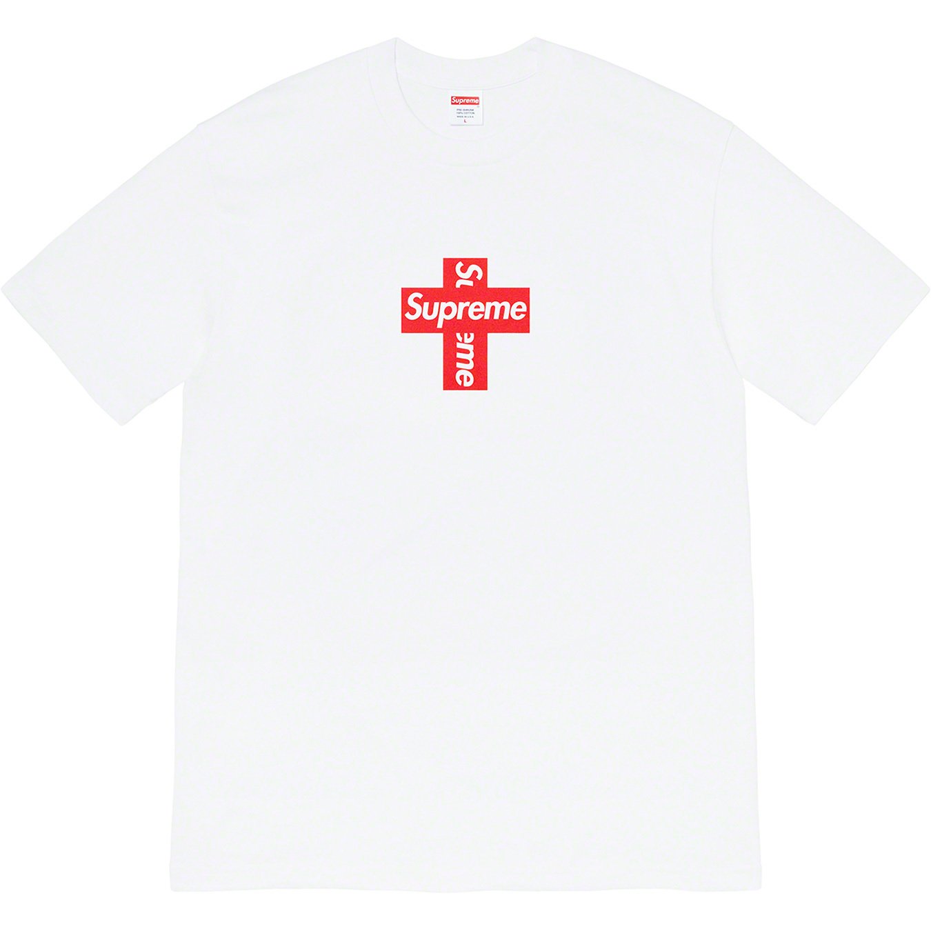 Buy Supreme Cross Box Logo Tee 'Black' - FW20T25 BLACK