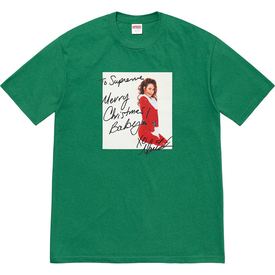 Details on Mariah Carey Tee Light Pine from fall winter
                                                    2020 (Price is $48)