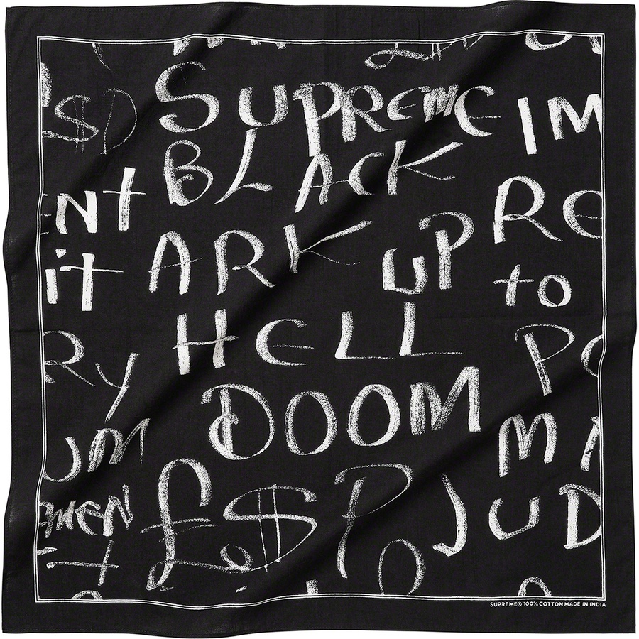 Details on Black Ark Bandana from fall winter 2020 (Price is $24)