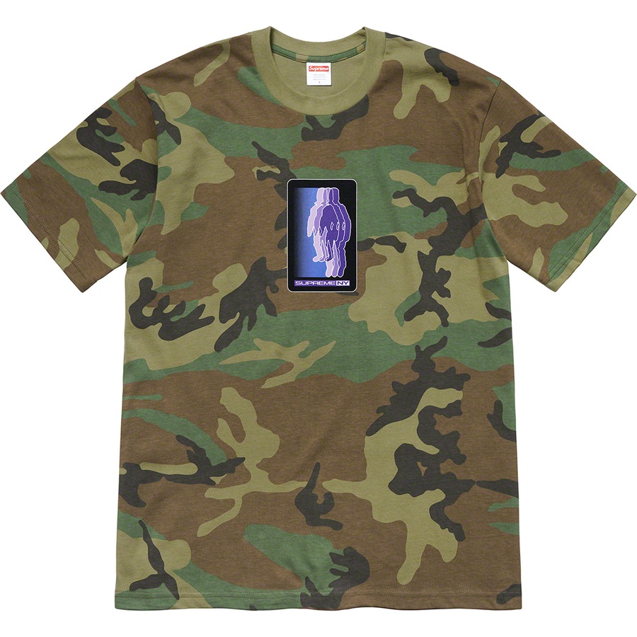 Details on Blur Tee Woodland Camo from fall winter
                                                    2020 (Price is $38)