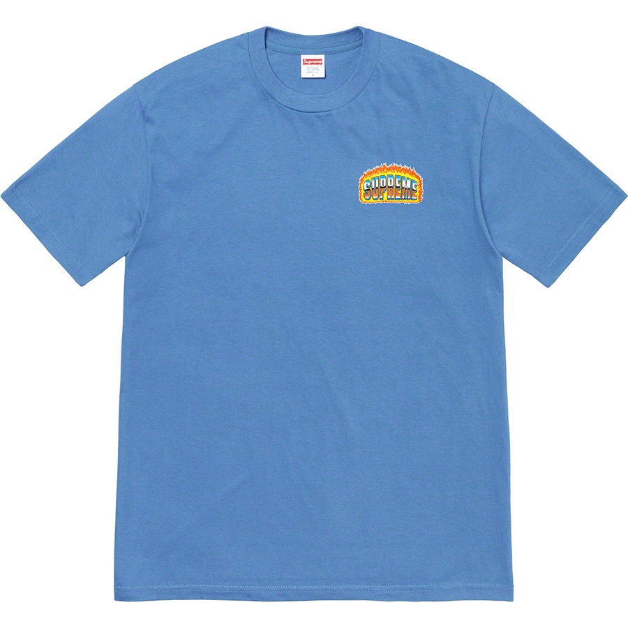 Details on Chrome Tee Dusty Light Royal from fall winter 2020 (Price is $38)