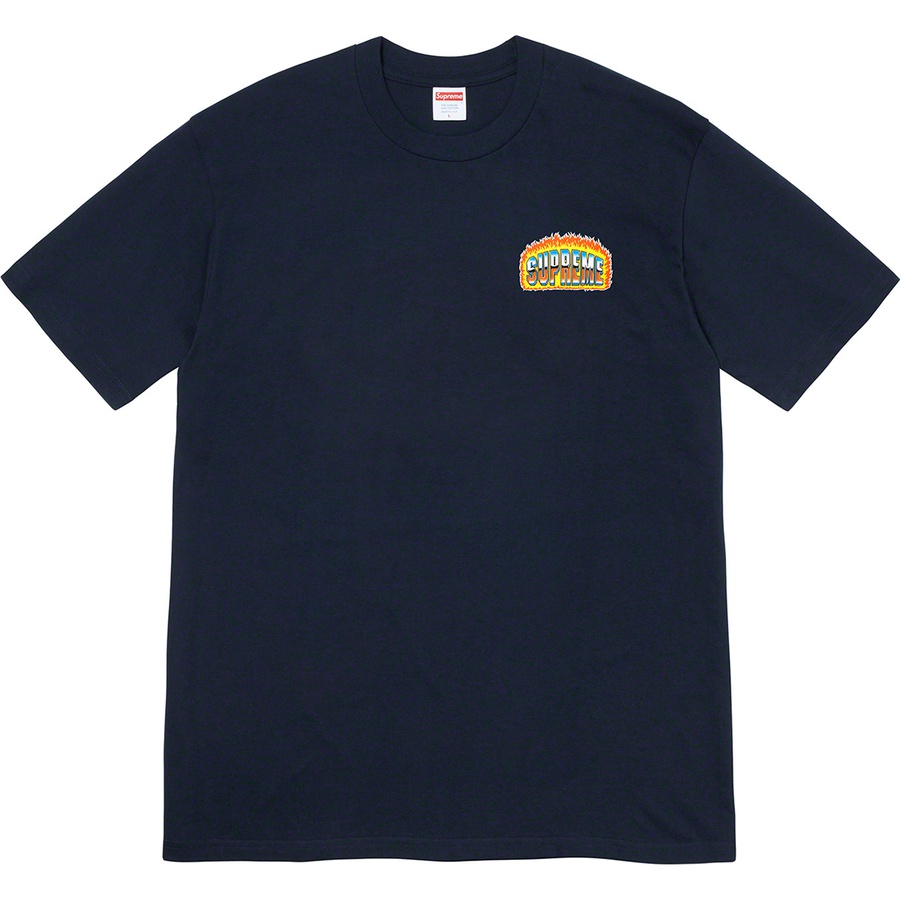 Details on Chrome Tee Navy from fall winter 2020 (Price is $38)