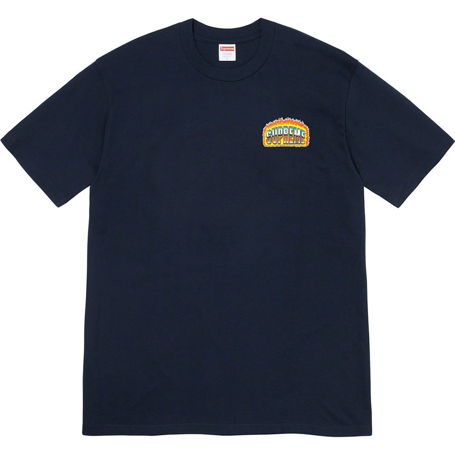 Details on Chrome Tee Navy from fall winter
                                                    2020 (Price is $38)