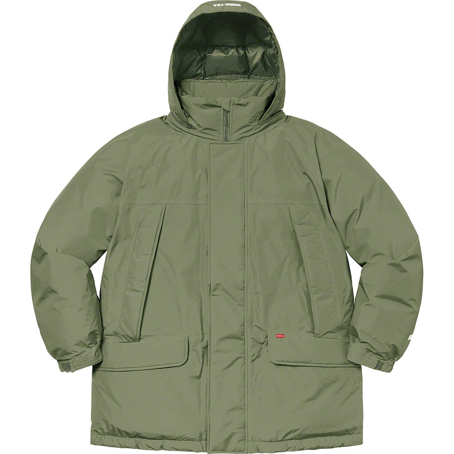 Details on GORE-TEX 700-Fill Down Parka Light Olive from fall winter
                                                    2020 (Price is $548)