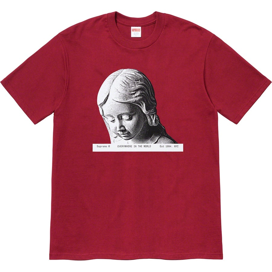 Details on Everywhere Tee Cardinal from fall winter
                                                    2020 (Price is $38)