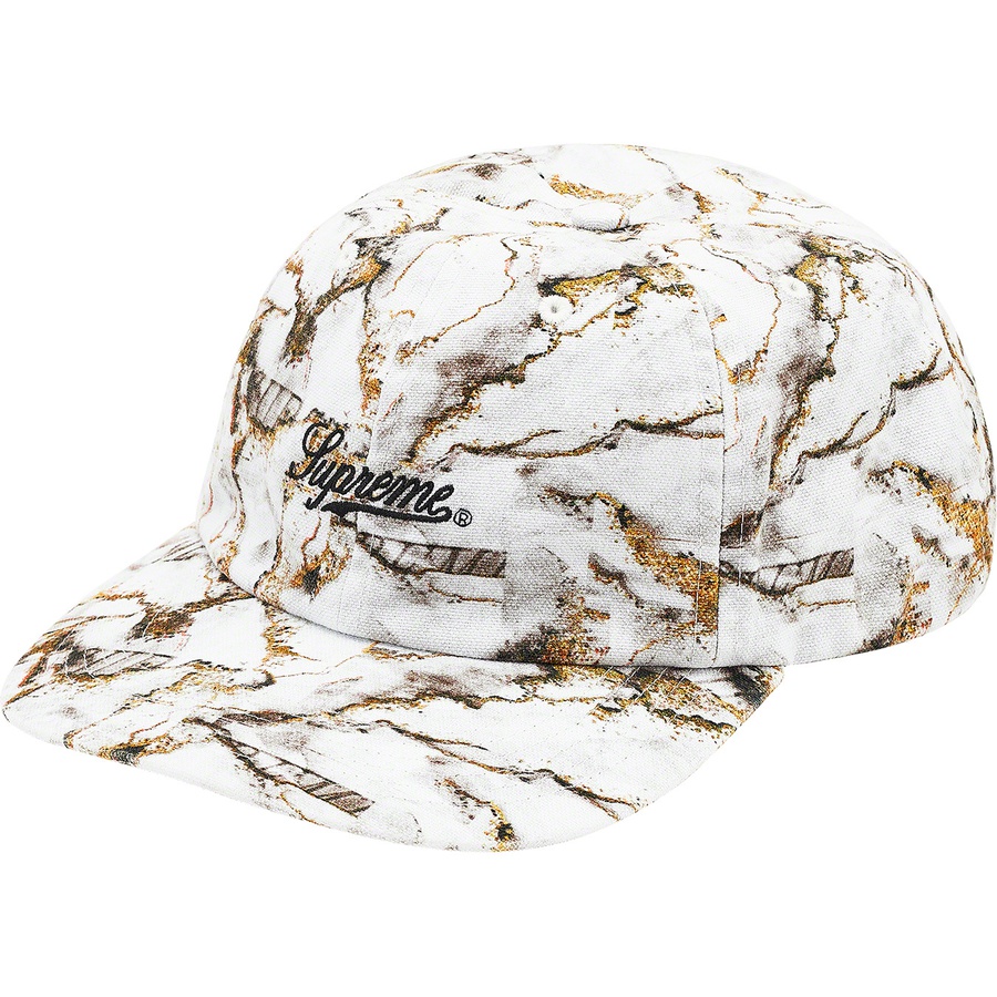 Details on Marble 6-Panel White from fall winter 2020 (Price is $48)