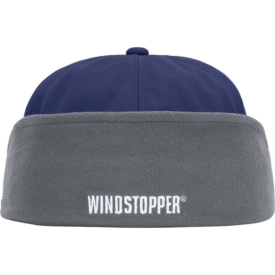 Details on WINDSTOPPER Earflap Box Logo New Era Washed Navy from fall winter
                                                    2020 (Price is $58)