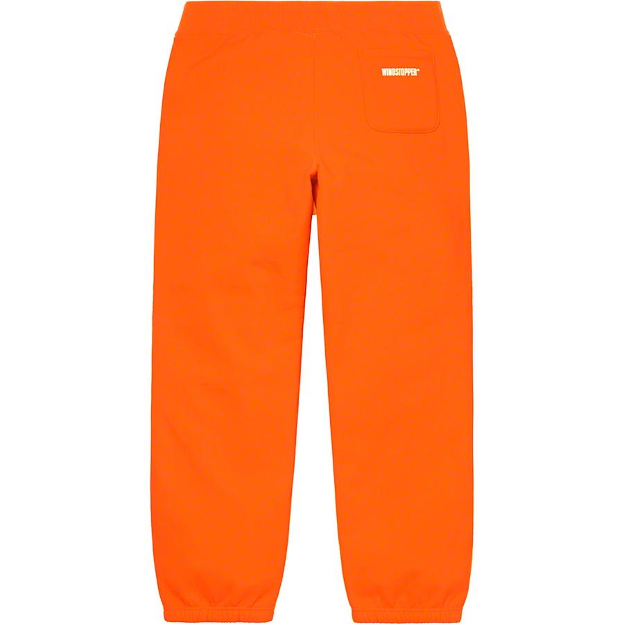 Details on WINDSTOPPER Sweatpant Orange from fall winter 2020 (Price is $158)