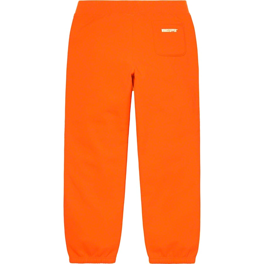 Details on WINDSTOPPER Sweatpant Orange from fall winter
                                                    2020 (Price is $158)