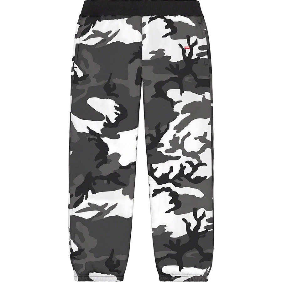 Details on WINDSTOPPER Sweatpant Snow Camo from fall winter
                                                    2020 (Price is $158)