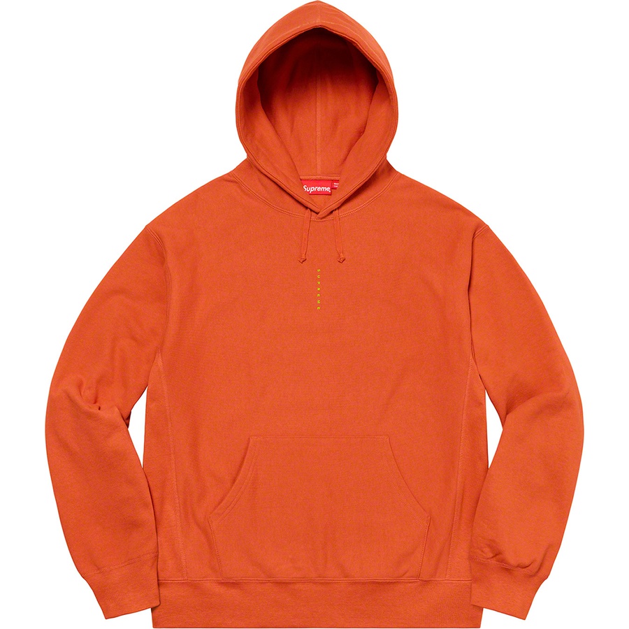 Details on Micro Logo Hooded Sweatshirt Burnt Orange from fall winter
                                                    2020 (Price is $158)