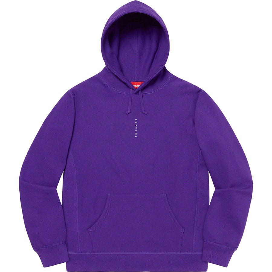 Details on Micro Logo Hooded Sweatshirt Purple from fall winter
                                                    2020 (Price is $158)