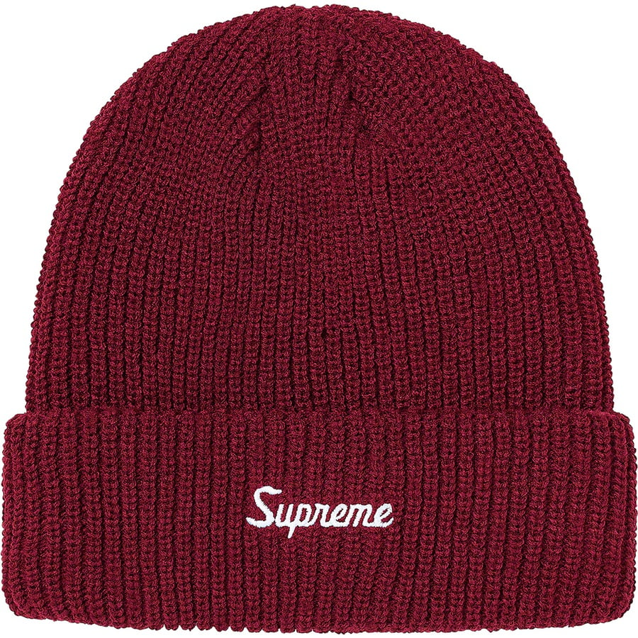 Details on Loose Gauge Beanie Dark Magenta from fall winter
                                                    2020 (Price is $34)