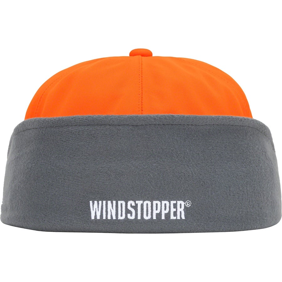 Details on WINDSTOPPER Earflap Box Logo New Era Orange from fall winter
                                                    2020 (Price is $58)