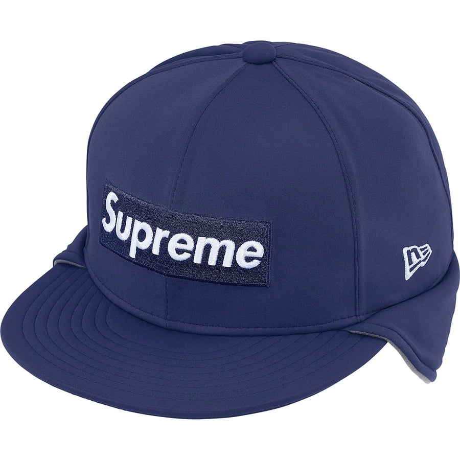 Details on WINDSTOPPER Earflap Box Logo New Era Washed Navy from fall winter
                                                    2020 (Price is $58)