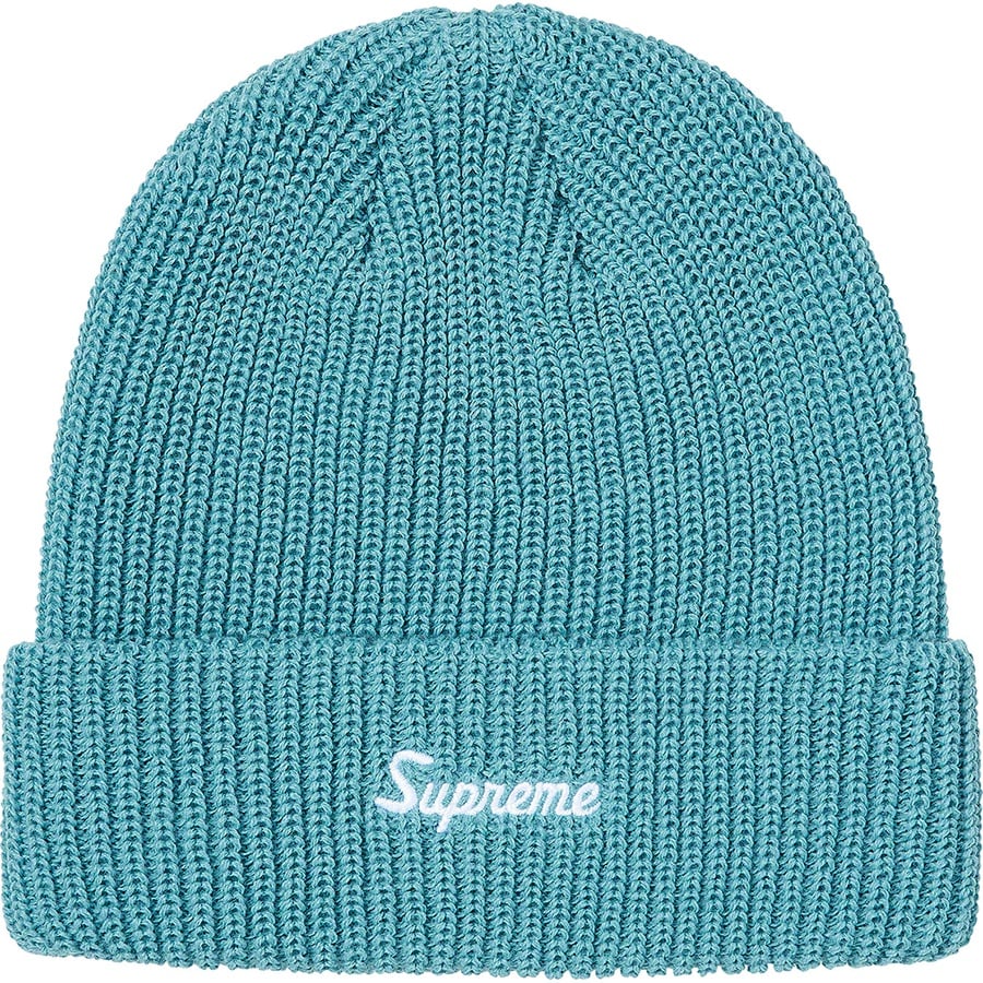 Details on Loose Gauge Beanie Aqua from fall winter
                                                    2020 (Price is $34)